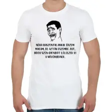 PRINTFASHION Néha haszontalannak érzem magam - Férfi póló - Fehér férfi póló