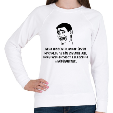PRINTFASHION Néha haszontalannak érzem magam - Női pulóver - Fehér