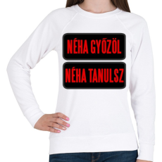 PRINTFASHION néha... - Női pulóver - Fehér