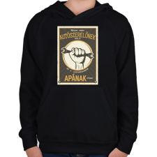 PRINTFASHION Néhány ember autószerelőnek szólít - Gyerek kapucnis pulóver - Fekete gyerek pulóver, kardigán