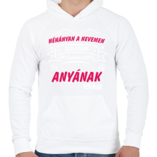 PRINTFASHION Néhányan a nevemen szólítanak de a legfontosabbnak anyának - Férfi kapucnis pulóver - Fehér férfi pulóver, kardigán