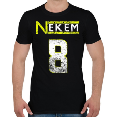PRINTFASHION nekem 8 - Férfi póló - Fekete