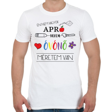 PRINTFASHION Nekem óvónő méretem van - Férfi póló - Fehér férfi póló