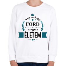 PRINTFASHION Nem csak egy Ford - Gyerek pulóver - Fehér gyerek pulóver, kardigán