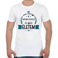PRINTFASHION Nem csak egy Mercedes - Férfi póló - Fehér férfi póló