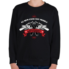 PRINTFASHION Nem csak egy munka - Gyerek pulóver - Fekete gyerek pulóver, kardigán