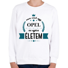 PRINTFASHION Nem csak egy Opel - Gyerek pulóver - Fehér gyerek pulóver, kardigán
