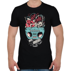 PRINTFASHION Nem csak zene - Férfi póló - Fekete