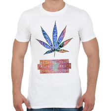 PRINTFASHION Nem elég vicces - Férfi póló - Fehér férfi póló