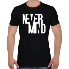 PRINTFASHION Nem fontos - Férfi póló - Fekete férfi póló