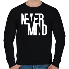 PRINTFASHION Nem fontos - Férfi pulóver - Fekete férfi pulóver, kardigán