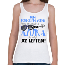 PRINTFASHION Nem gondoltam volna hogy én leszek a legmenőbb apuka - Női atléta - Fehér női trikó