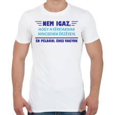PRINTFASHION Nem igaz - Férfi póló - Fehér férfi póló