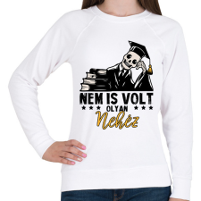 PRINTFASHION Nem is volt olyan nehéz - Női pulóver - Fehér női pulóver, kardigán