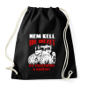 PRINTFASHION Nem kell ide idézet, ha traktoros a kinézet - Sportzsák, Tornazsák - Fekete