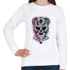 PRINTFASHION Nem Mickey - Női pulóver - Fehér