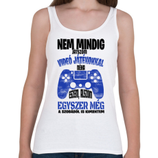 PRINTFASHION Nem mindig játszom videó játékokkal... - Női atléta - Fehér