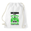PRINTFASHION Nem mindig játszom videó játékokkal... - Sportzsák, Tornazsák - Fehér