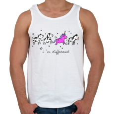 PRINTFASHION Nem vagyok átlagos - Férfi atléta - Fehér