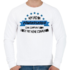 PRINTFASHION Nem vagyok főnökösködő - Férfi pulóver - Fehér női pulóver, kardigán