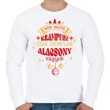 PRINTFASHION Nem vagyok krampusz - Férfi pulóver - Fehér férfi pulóver, kardigán