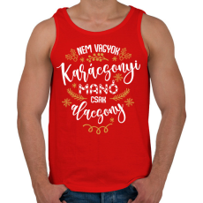 PRINTFASHION Nem vagyok manó - Férfi atléta - Piros