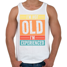 PRINTFASHION Nem vagyok öreg - Férfi atléta - Fehér atléta, trikó