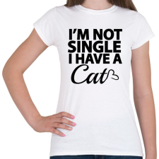 PRINTFASHION Nem vagyok szingli - Női póló - Fehér női póló