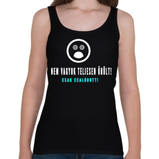 PRINTFASHION nem vagyok teljesen őrült2 - Női atléta - Fekete