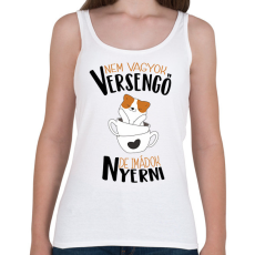 PRINTFASHION Nem vagyok versengő de imádok nyerni - Női atléta - Fehér