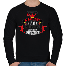 PRINTFASHION Német csapat - Férfi pulóver - Fekete