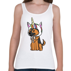 PRINTFASHION Német egyszarvújuhász - Női atléta - Fehér