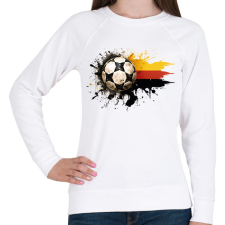 PRINTFASHION Német szurkoló - Női pulóver - Fehér női pulóver, kardigán