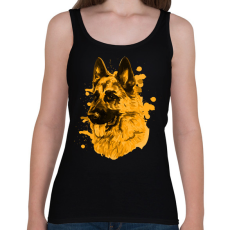 PRINTFASHION Németjuhász - Női atléta - Fekete