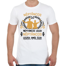 PRINTFASHION Néptáncos szív - Férfi póló - Fehér férfi póló