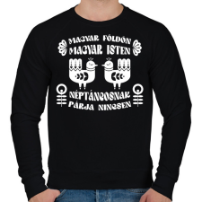 PRINTFASHION Néptáncosnak párja nincsen (fehér) - Férfi pulóver - Fekete férfi pulóver, kardigán