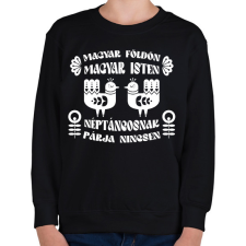 PRINTFASHION Néptáncosnak párja nincsen (fehér) - Gyerek pulóver - Fekete gyerek pulóver, kardigán