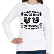 PRINTFASHION Néptáncosnak párja nincsen - Női pulóver - Fehér