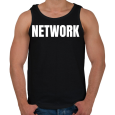 PRINTFASHION NETWORK - Férfi atléta - Fekete