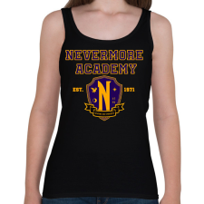 PRINTFASHION Nevermore Academy - Női atléta - Fekete női trikó