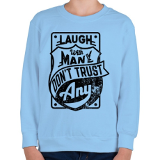 PRINTFASHION Nevess  - Gyerek pulóver - Világoskék