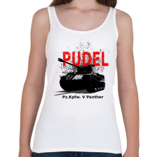 PRINTFASHION Névtelen - Női atléta - Fehér női trikó