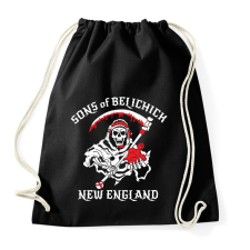 PRINTFASHION New england - Sportzsák, Tornazsák - Fekete tornazsák