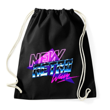 PRINTFASHION New Retro Wave - Sportzsák, Tornazsák - Fekete tornazsák