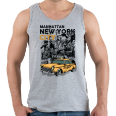 PRINTFASHION New York City - Férfi atléta - Sport szürke