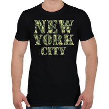 PRINTFASHION New York City  - Férfi póló - Fekete férfi póló