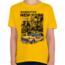 PRINTFASHION New York City - Gyerek póló - Sárga gyerek póló