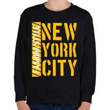 PRINTFASHION New York City  - Gyerek pulóver - Fekete gyerek pulóver, kardigán