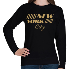 PRINTFASHION New York City  - Női pulóver - Fekete női pulóver, kardigán