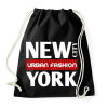 PRINTFASHION New York City  - Sportzsák, Tornazsák - Fekete